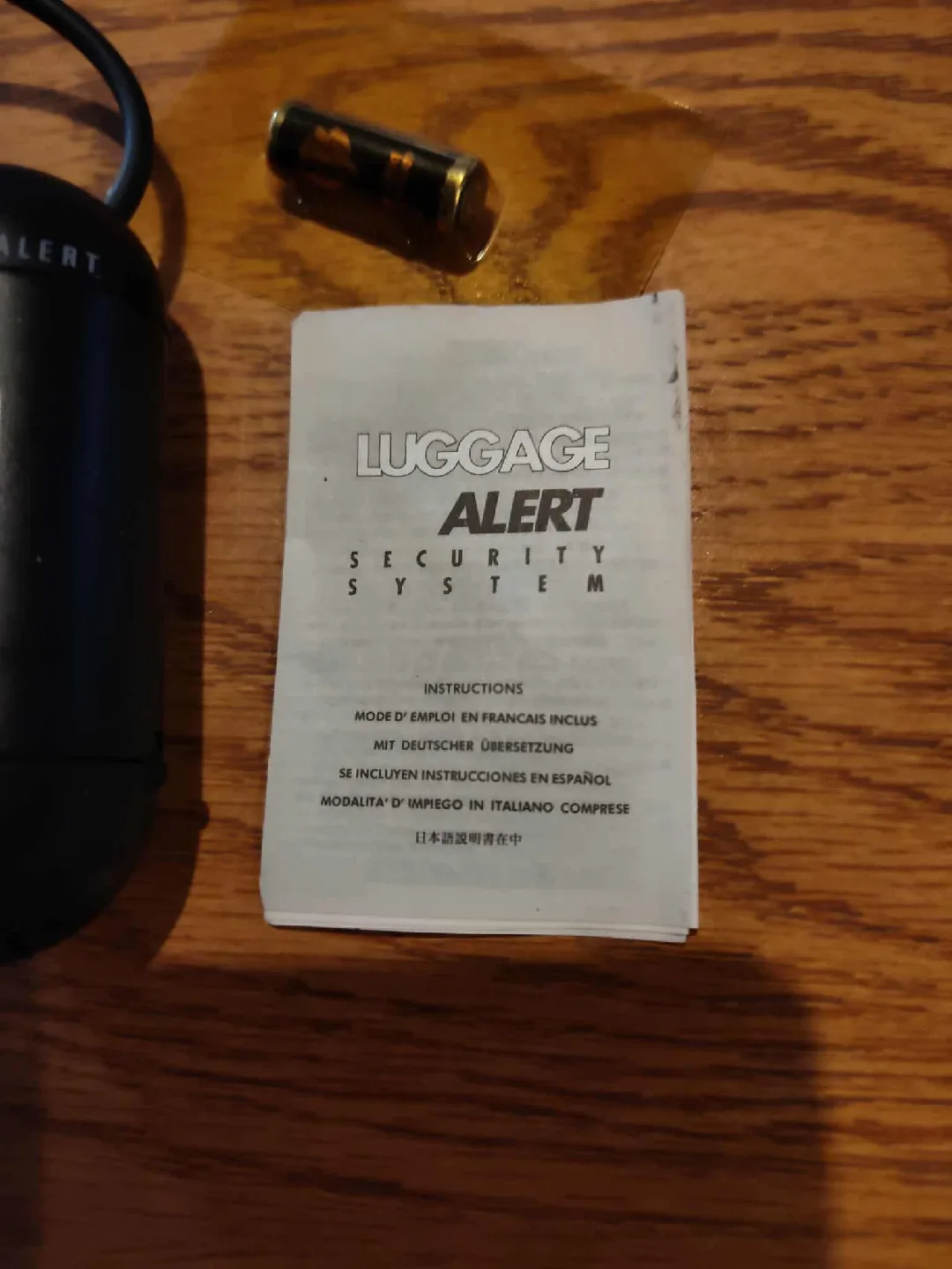 Luggage Alert Security System image indicator(2)