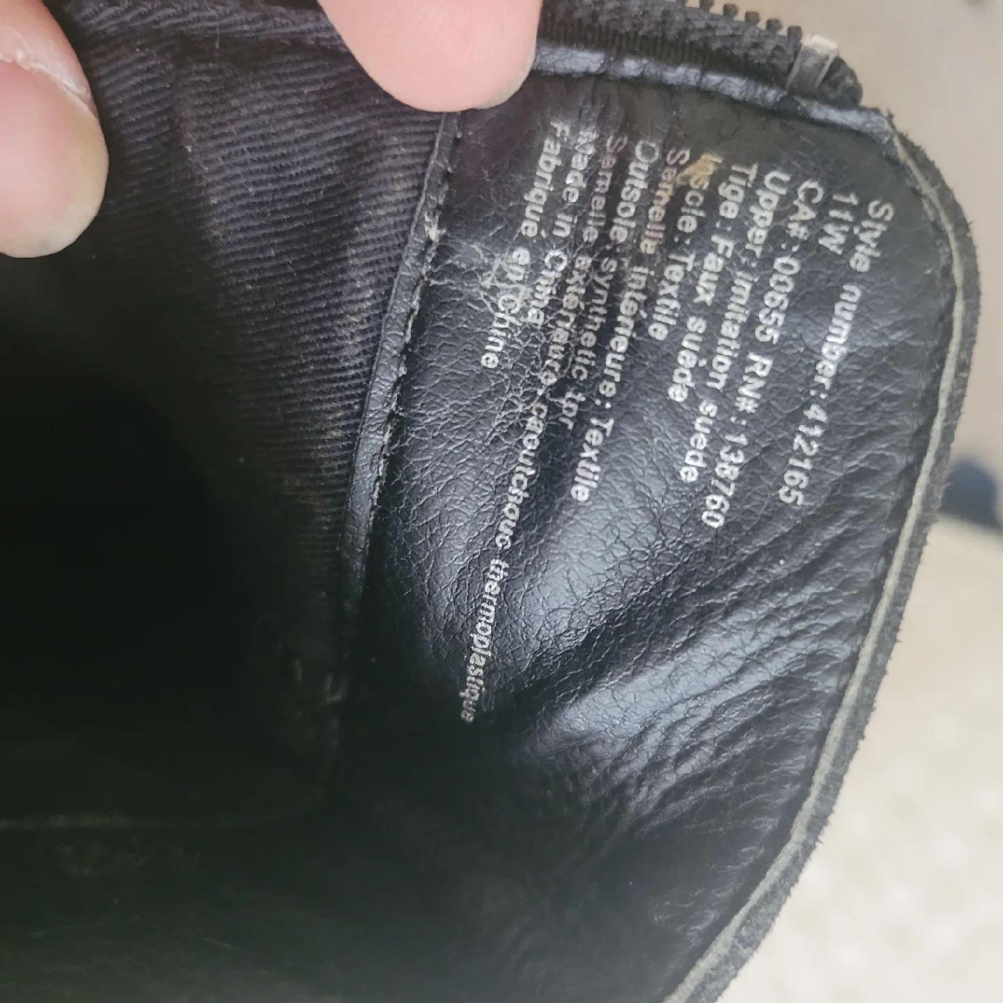 Womans faux suede ankle bootie - size 11 wide image indicator(5)