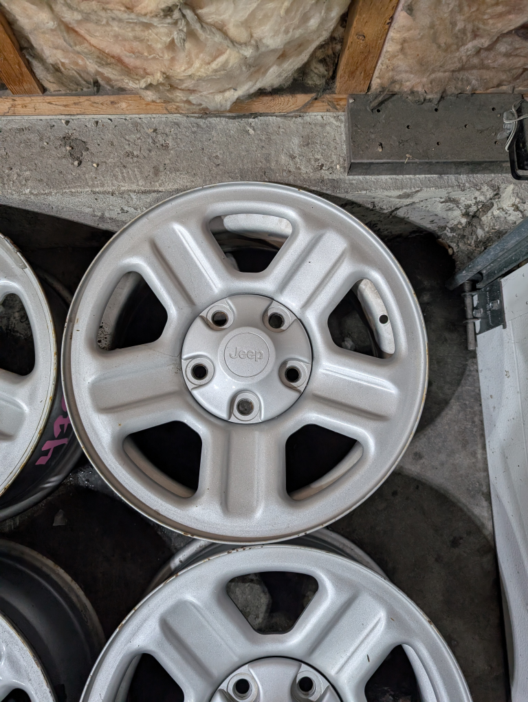 (4)-16 Inch Rims Off 2012 Jeep Wrangler Rims 5x127 - photo 4