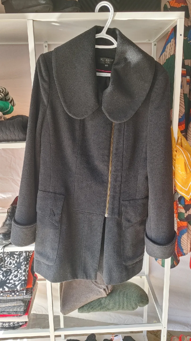Della Spiga Wool Blend Coat - Size M thumbnail