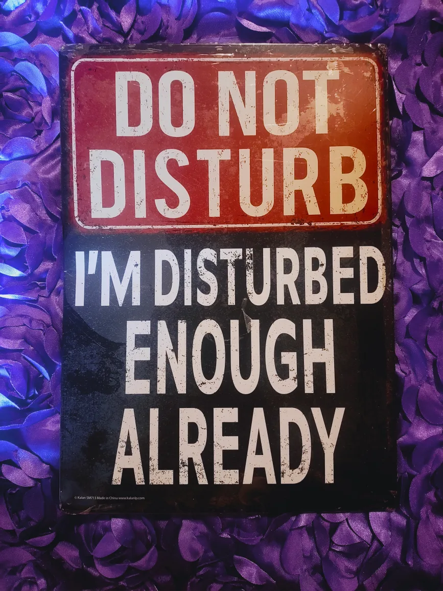 🥕Metal "Do Not Disturb" Sign - New in Package! thumbnail