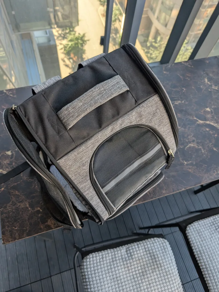 Pet Carrier Backpack - Grey