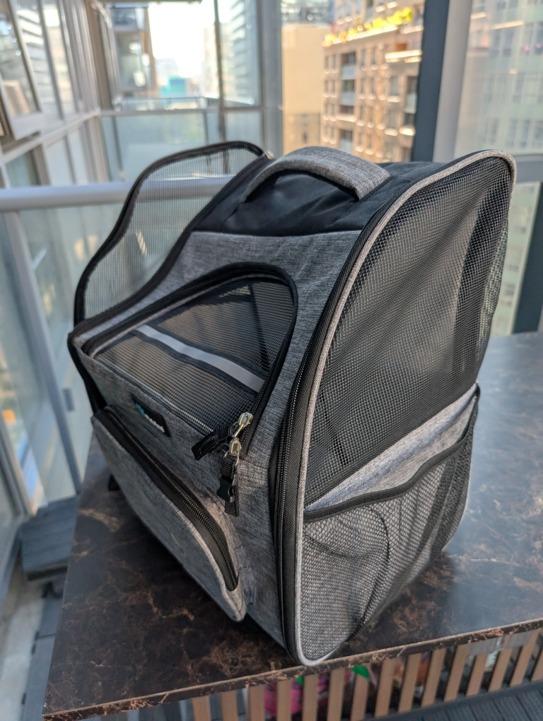 Pet Carrier Backpack - Grey - photo 4