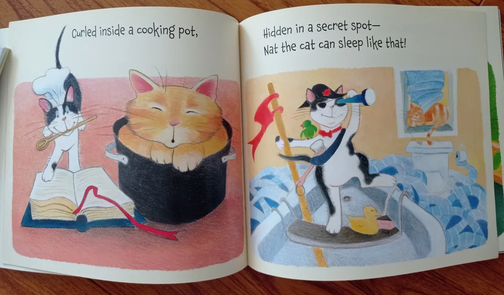 Nat the Cat Can Sleep Like That by Victoria Allenby thumbnail