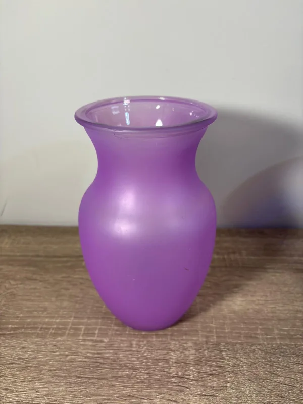 Purple Glass Vase