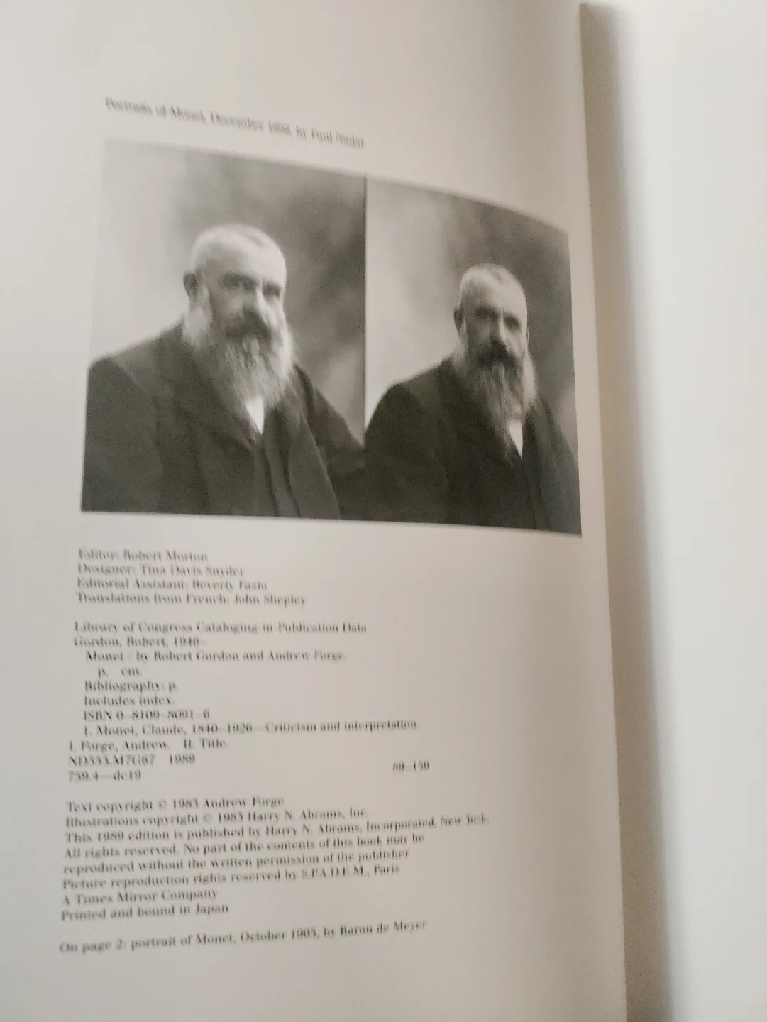 Monet by Robert Gordon and Andrew Forge Book image indicator(3)