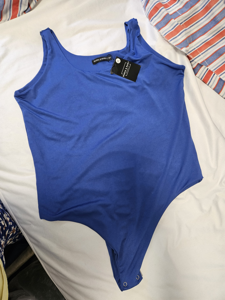 Maria & Mary Blue Bodysuit - 3X