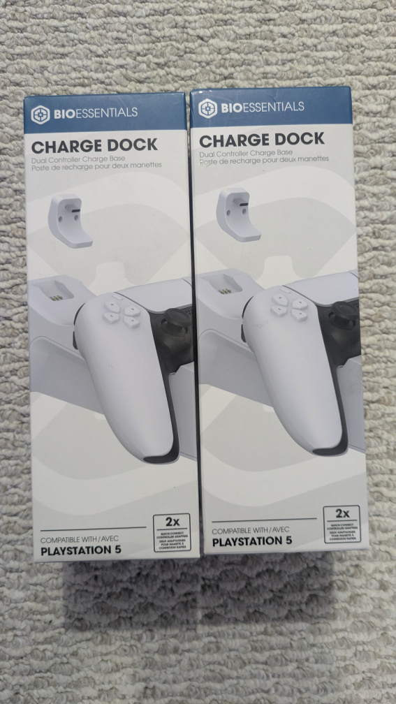 BioEssentials PS5 Dual Controller Charge Dock - New!