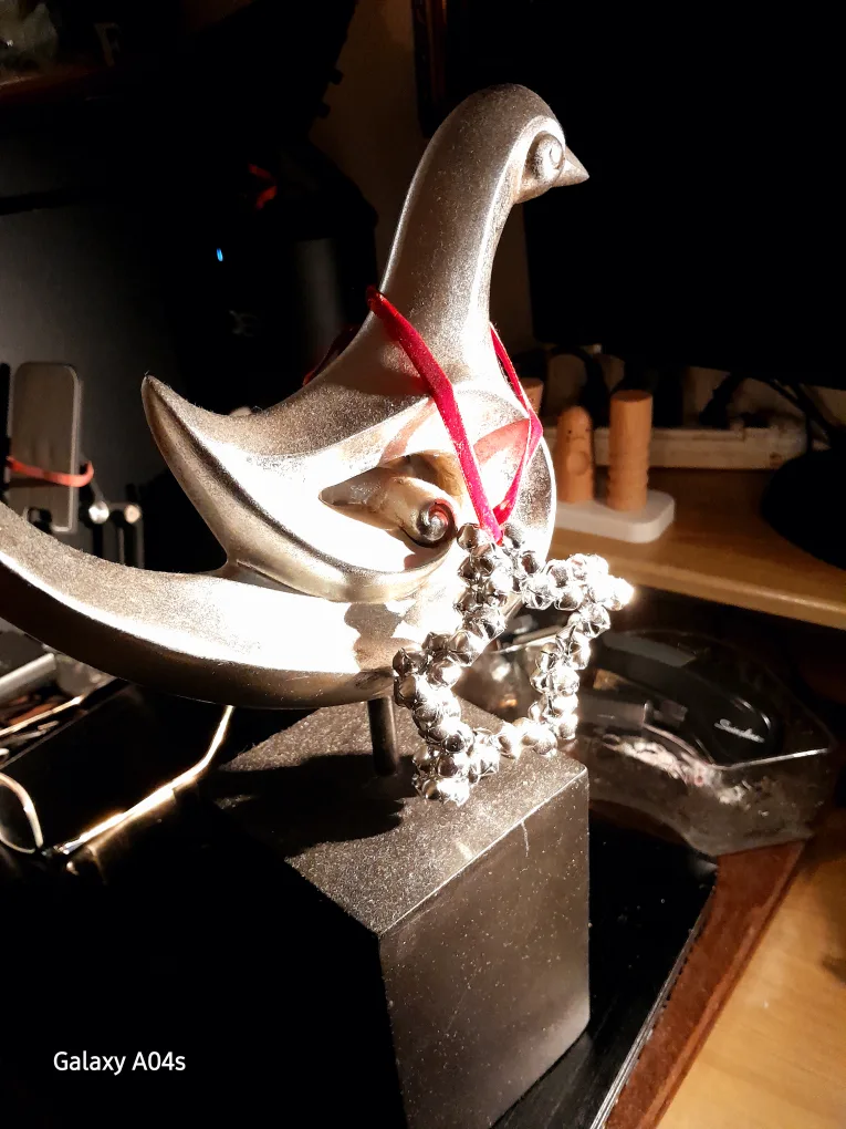 Silver Decorative Duck Figurine+🥕 image indicator(2)