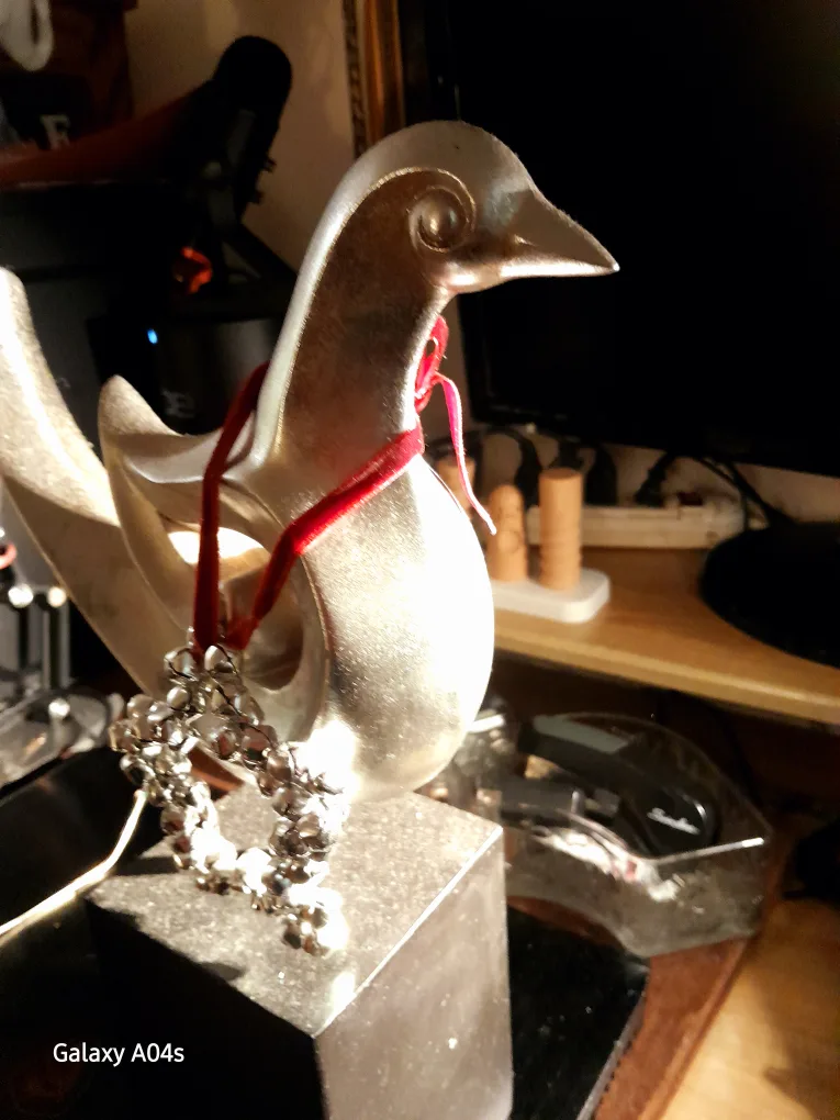 Silver Decorative Duck Figurine+🥕 image indicator(3)