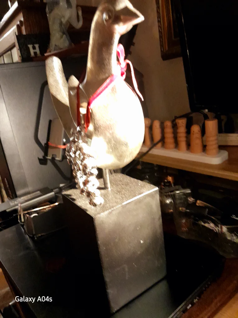 Silver Decorative Duck Figurine+🥕 image indicator(5)