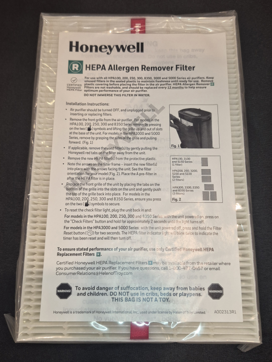 Honeywell HEPA Allergen Remover Filter R - New - photo 2