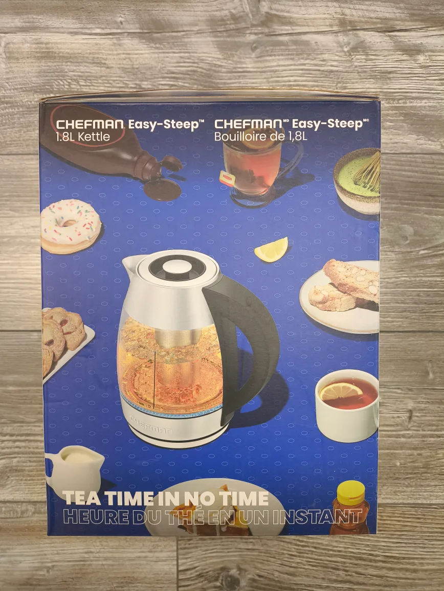Chefman Easy-Steep 1.8L Kettle - Like New! image indicator(2)
