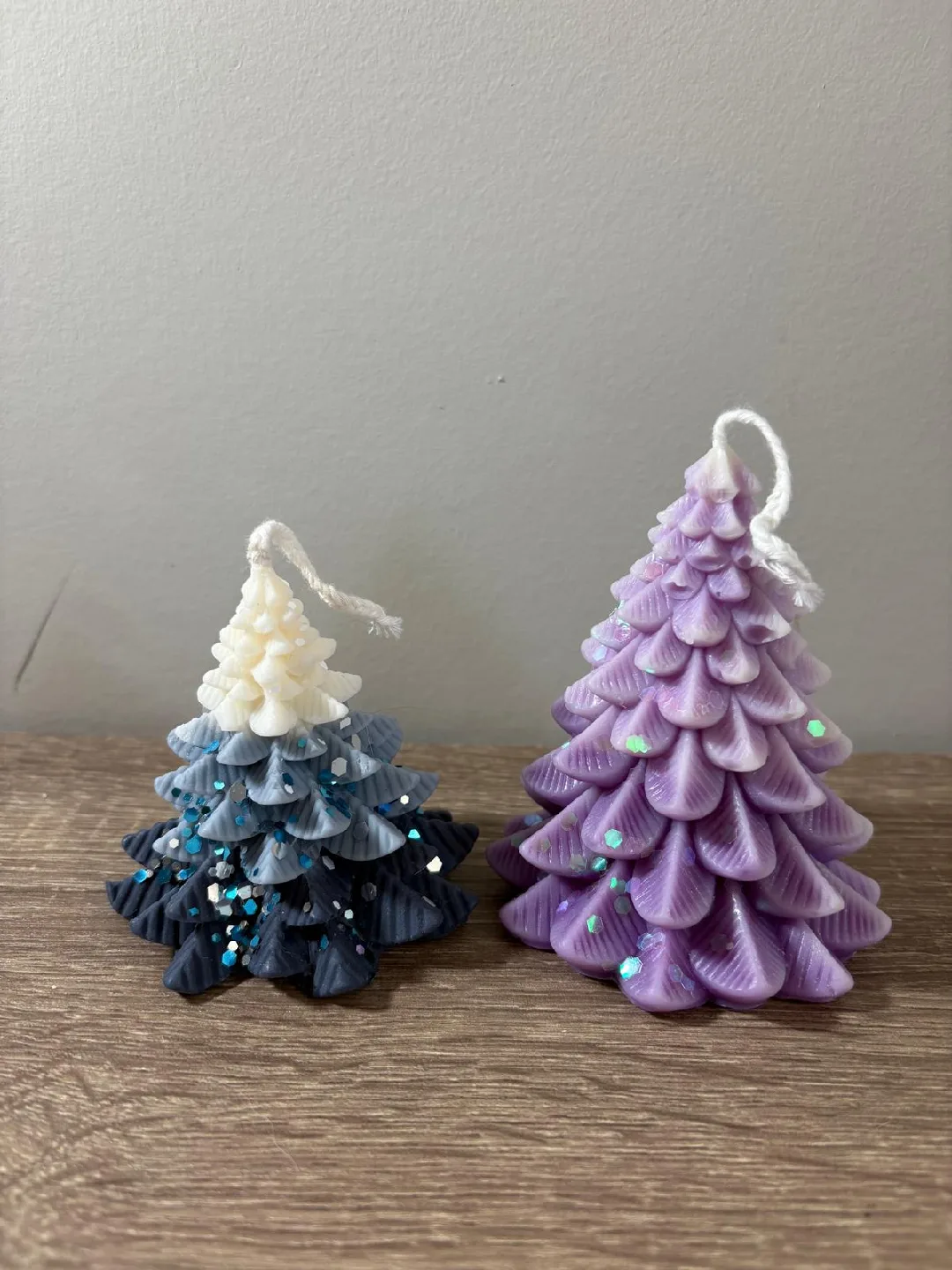 Christmas Tree Candles - Set of 2