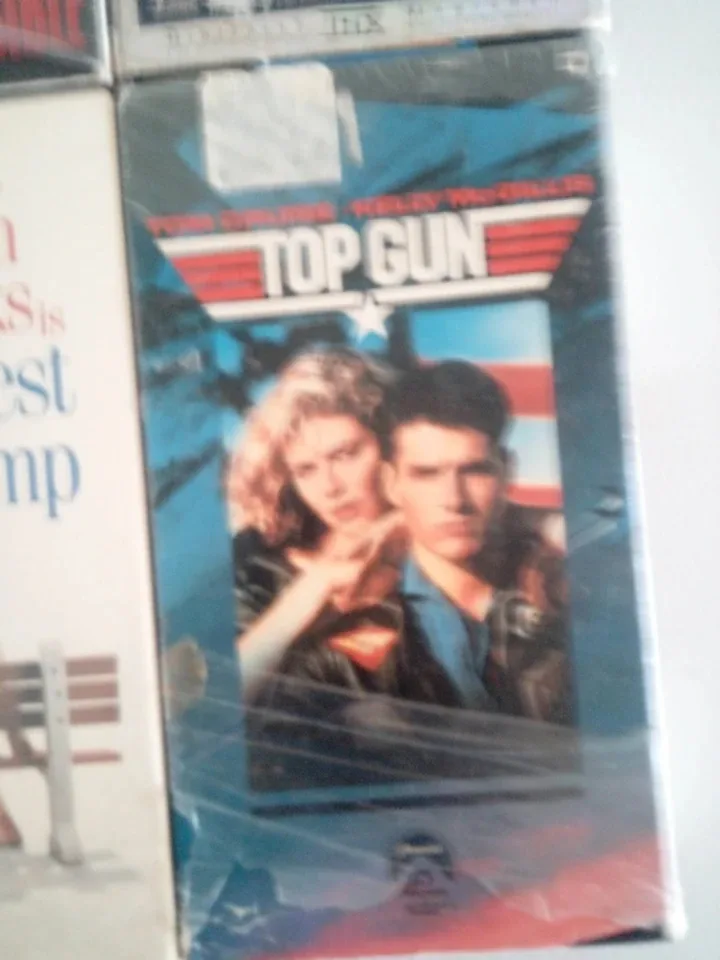 VHS Tapes: Star Wars, Mission Impossible, Top Gun, Forrest Gump image indicator(4)