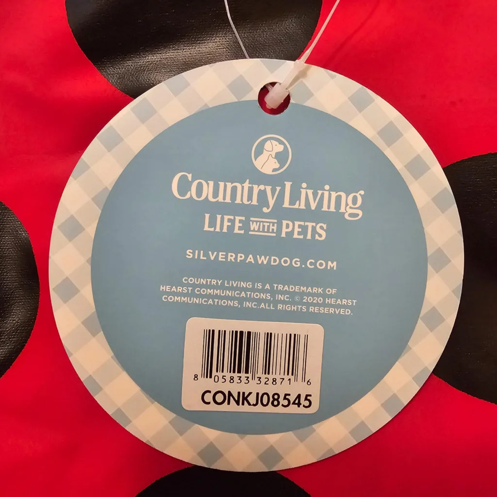 Red and Black Country Living Life With Pets Dog Ladybug Raincoat image indicator(7)