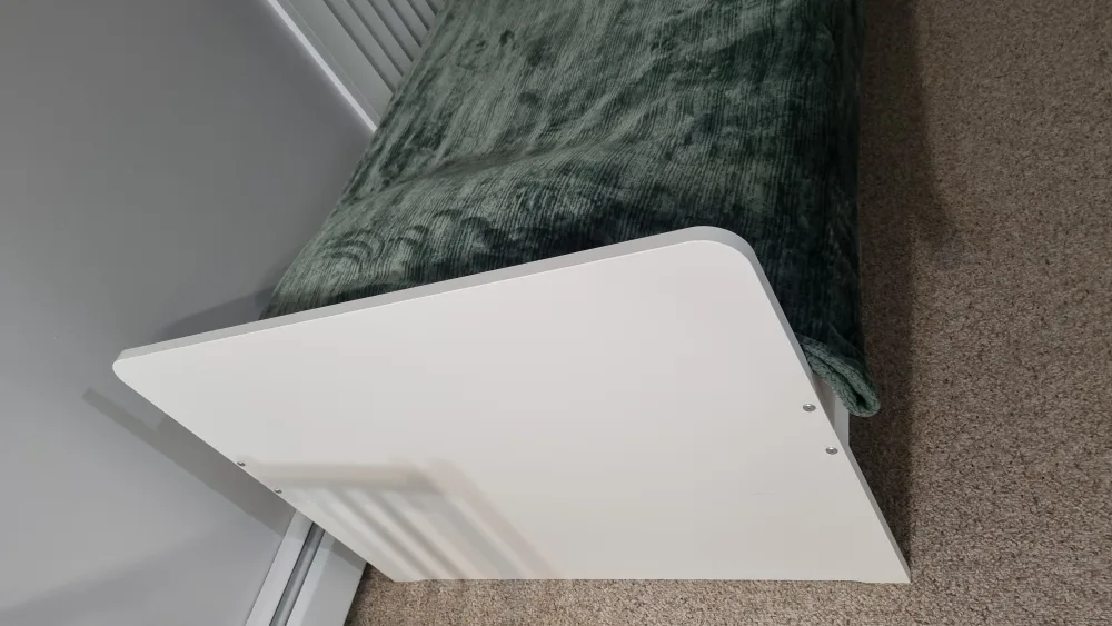 IKEA SLÄKT White Twin Bed Frame with Slatted Base image indicator(5)