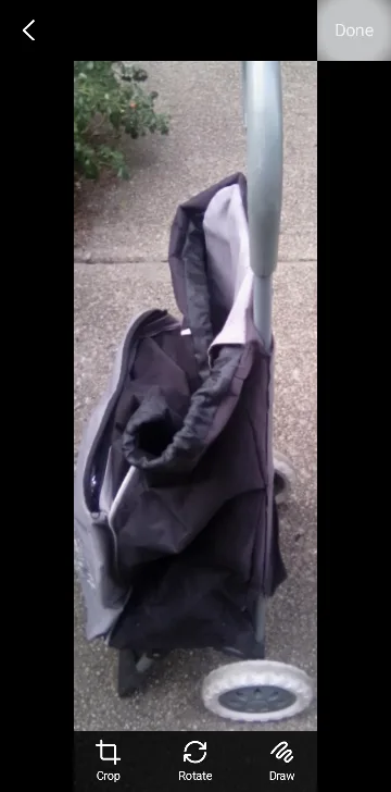 Used Shopping Cart - Black & Gray thumbnail