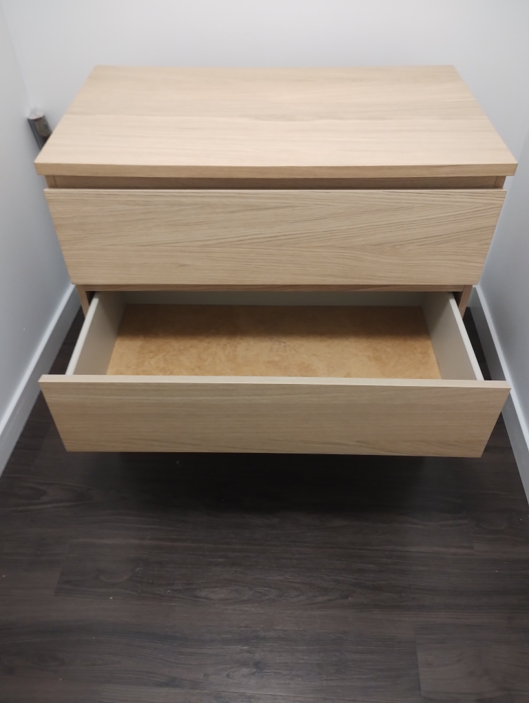 IKEA 3-Drawer Chest - Light Brown - photo 3