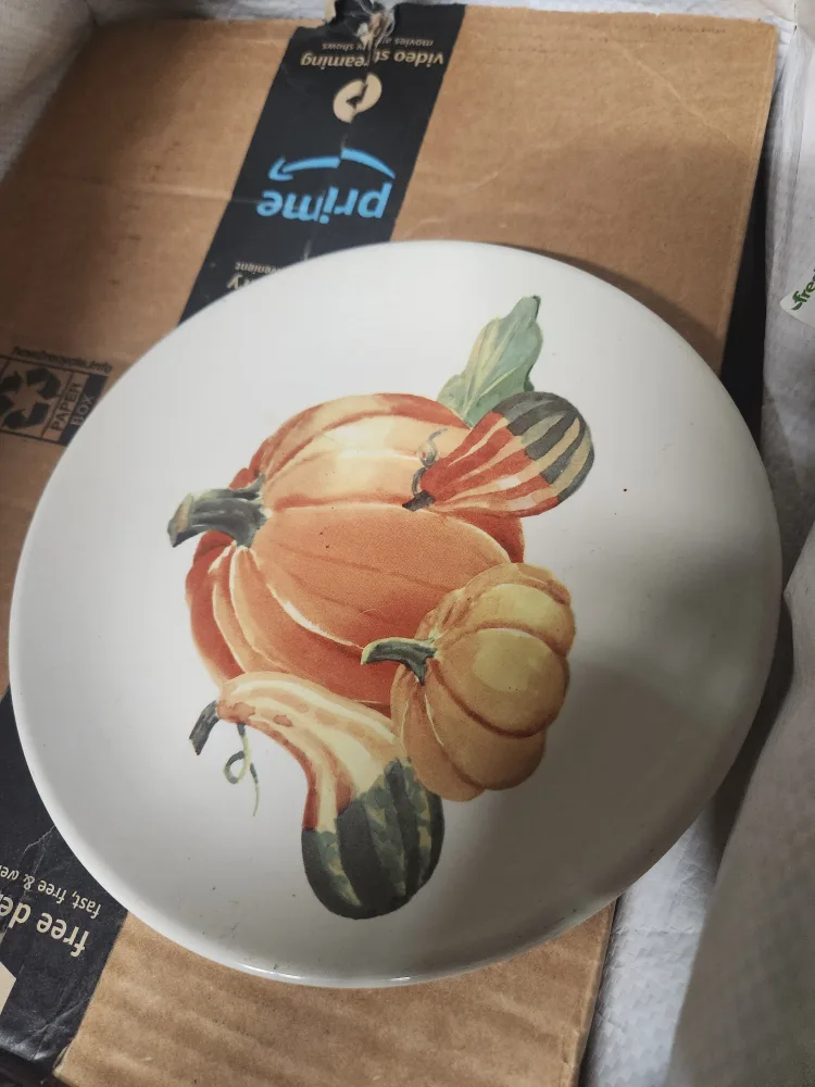 Pumpkin Decorative Plate