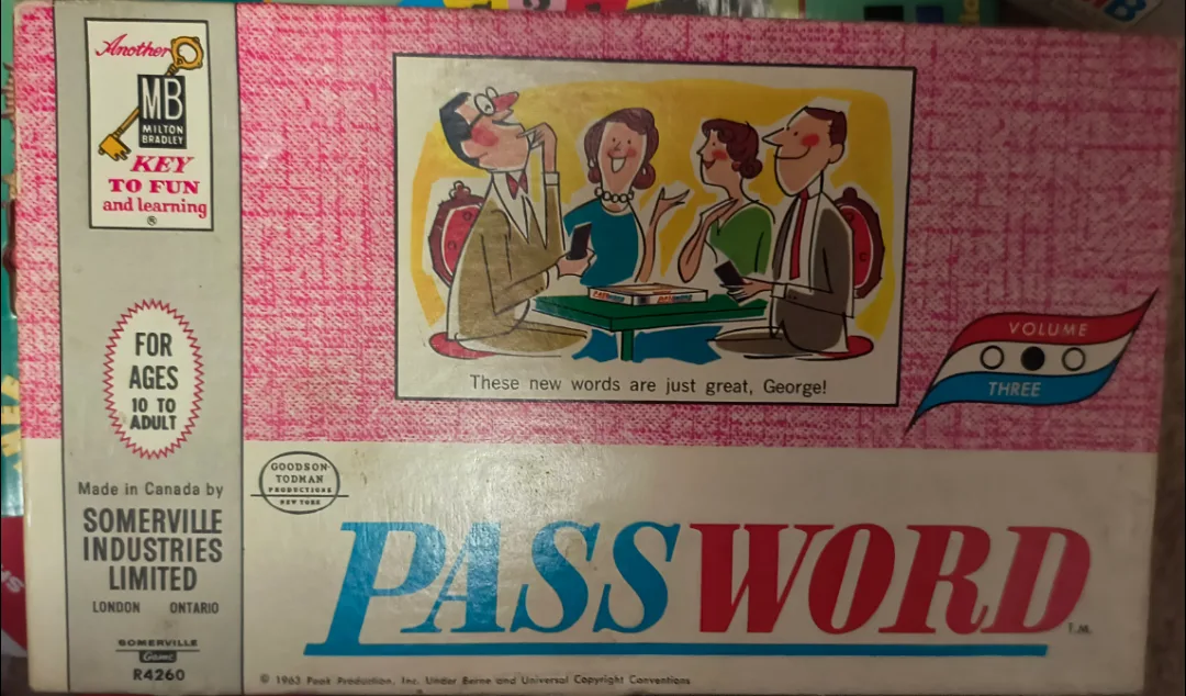 Vintage Milton Bradley Password Game - Volume 3 thumbnail