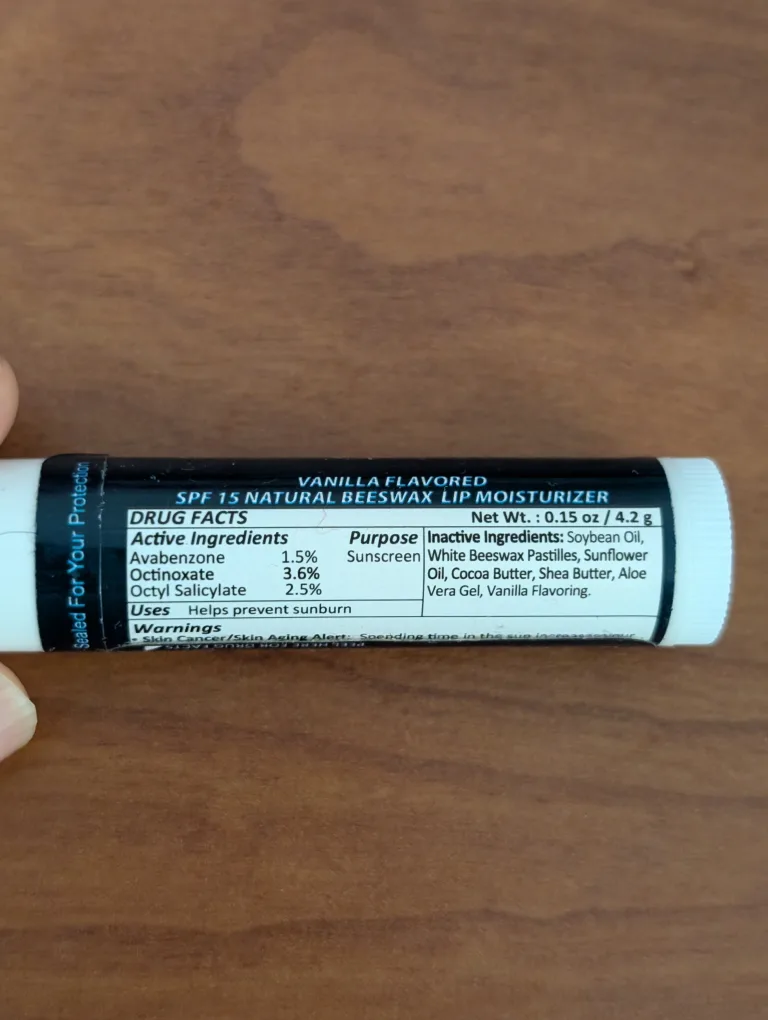 Brand New Vanilla Flavored SPF 15 Lip Balm Sealed thumbnail