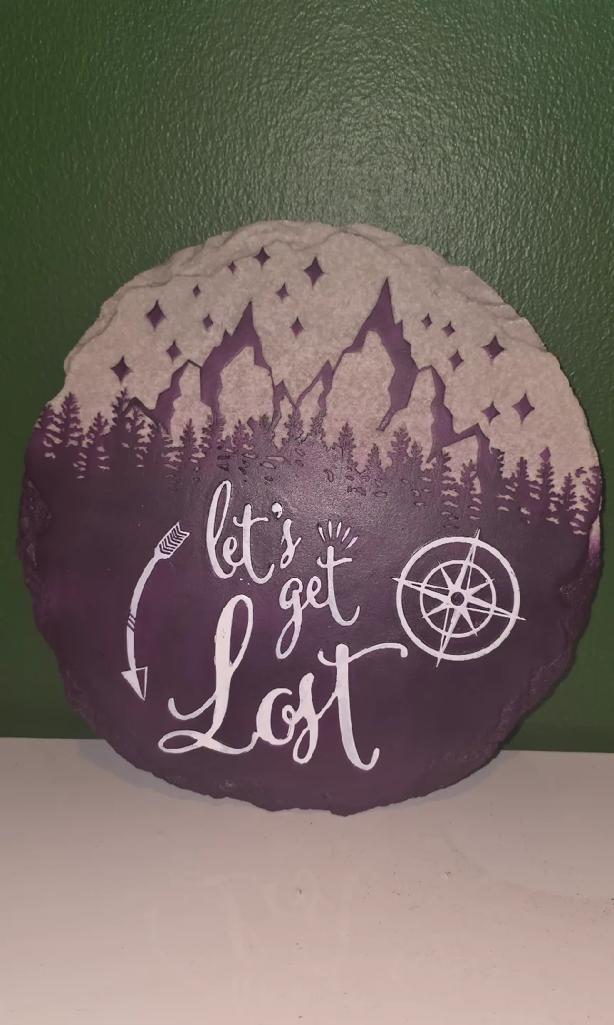 "Let's Get Lost" Decorative Wall Art thumbnail