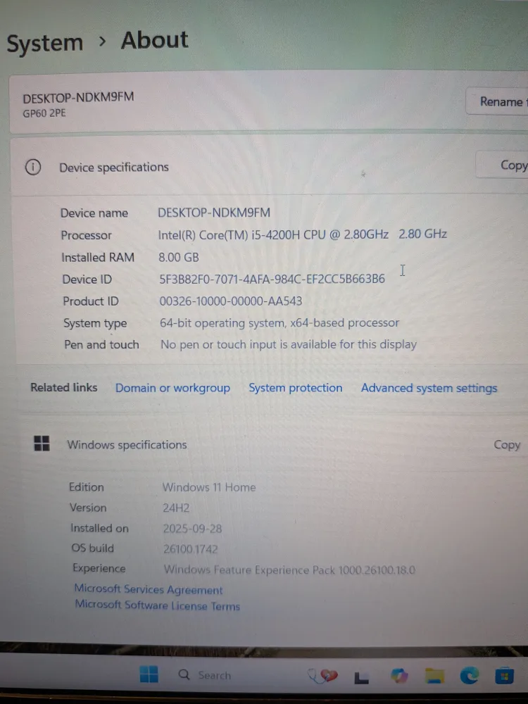 MSI Gaming Laptop with SSD, Windows 11 image indicator(5)