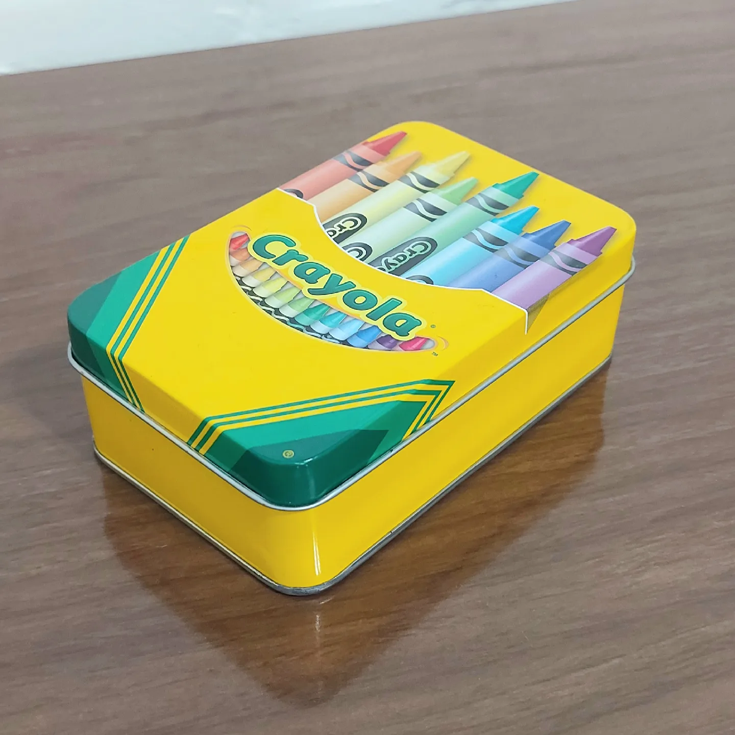 trade or $1! 🛍 Crayola crayons in metal tin thumbnail
