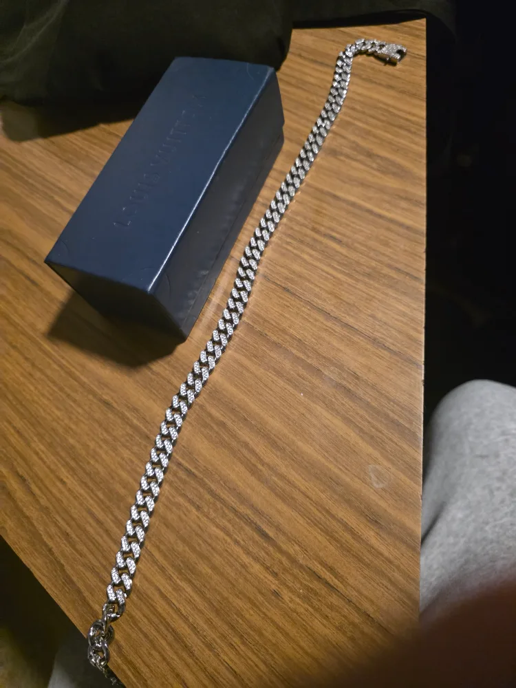 Silver mossinate Chain thumbnail