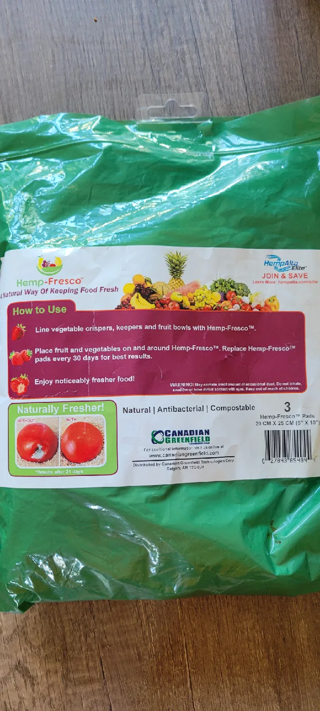 Hemp-Fresco Food Fresh Pads image indicator(3)