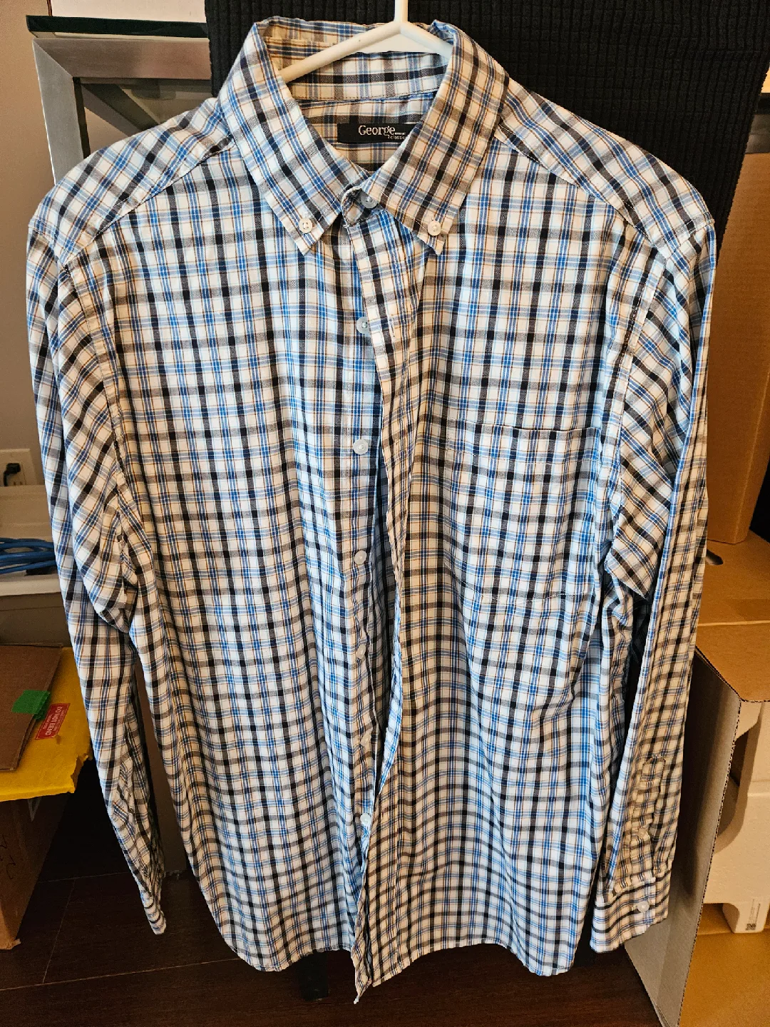 George Classics Plaid Shirt - Size M thumbnail