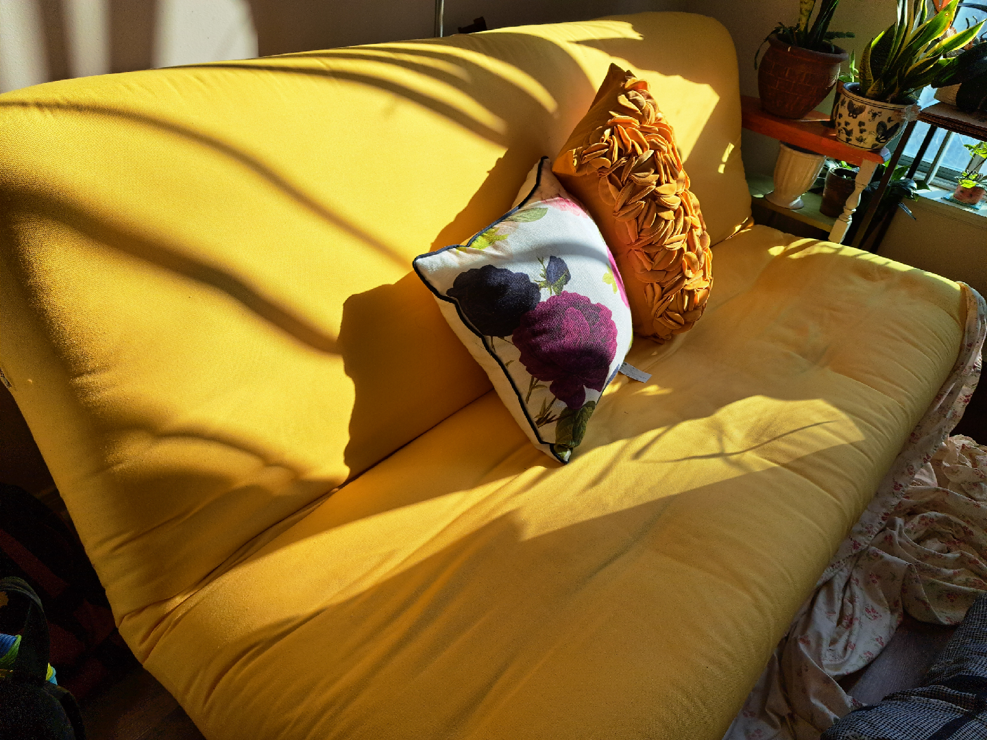 Yellow Futon