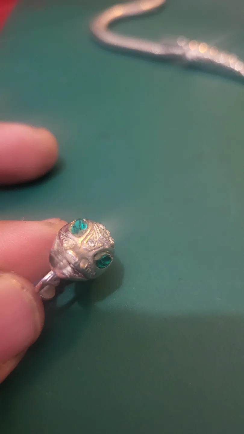 Vintage Snake Jewellery Set: Necklace, Bracelet, Earrings image indicator(5)