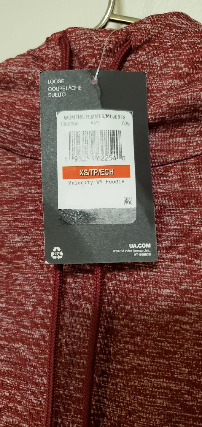 Under Armour Women's Heathered Maroon Hoodie image indicator(8)