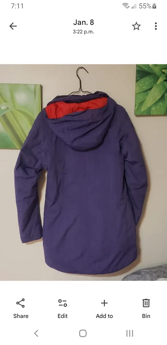 Helly Hansen Purple Winter Jacket image indicator(3)