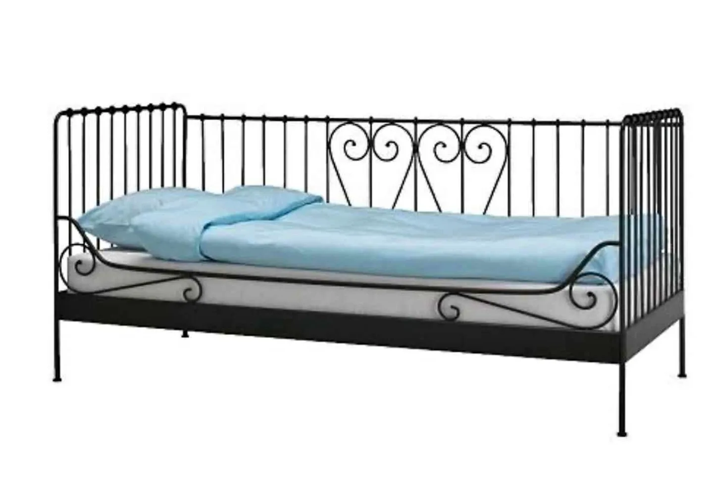 IKEA MELDAL Bed Frame - Black thumbnail