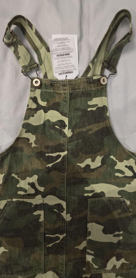 NEW! Zara Kids Camo Jumper Dress - Size 10 Youth - photo 2