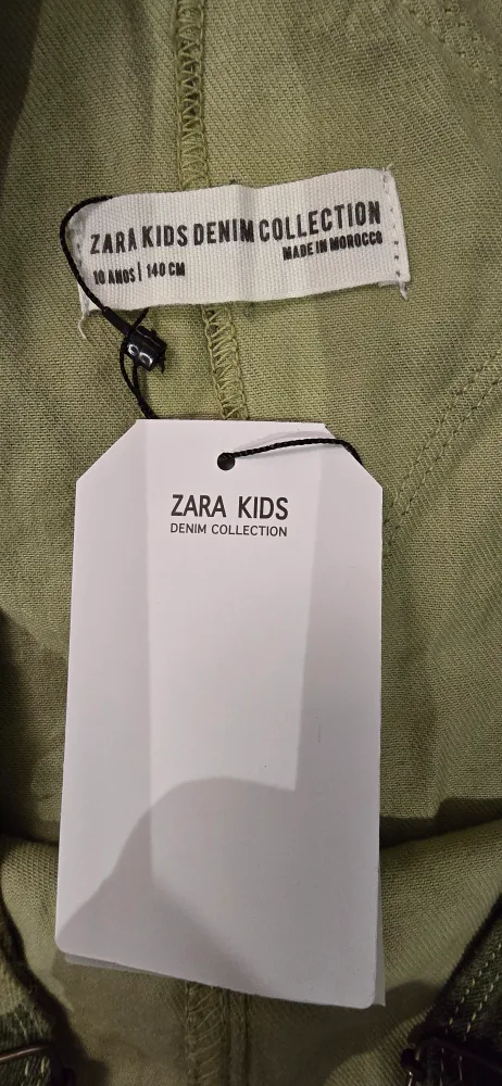 NEW! Zara Kids Camo Jumper Dress - Size 10 Youth image indicator(7)