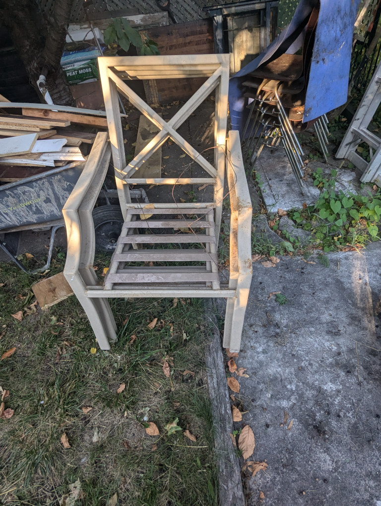 Used Lawn Mower and Chairs