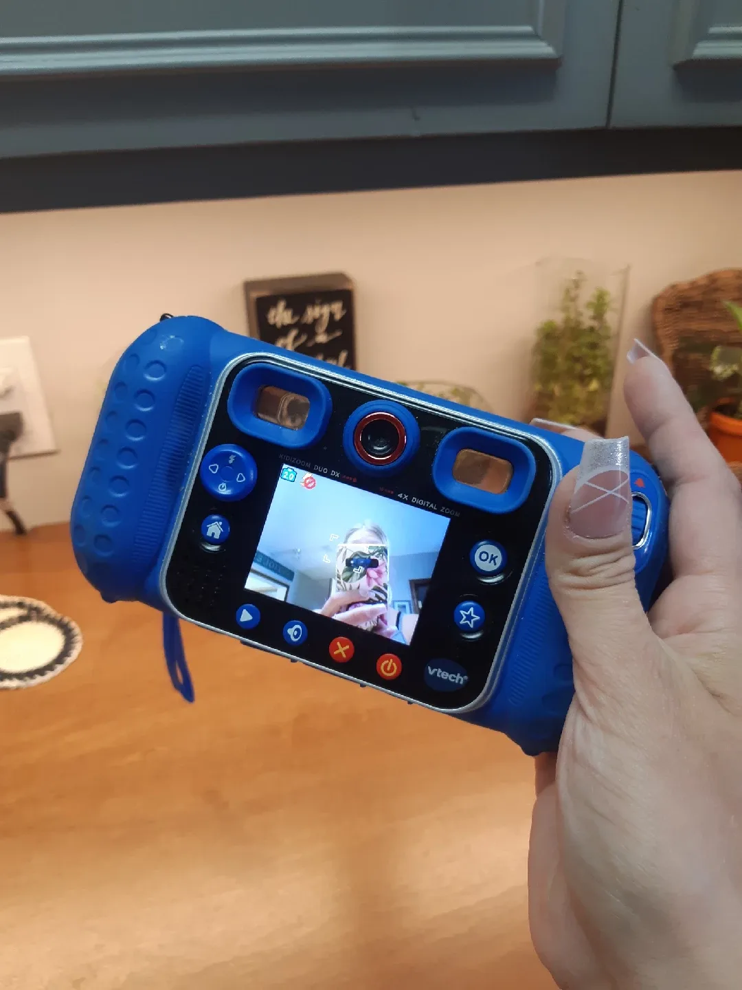 VTech Kidizoom Duo Deluxe Camera, Blue image indicator(9)