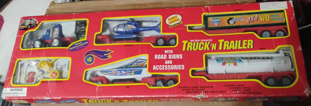 Battery Operated Truck'N Trailer Remote Control Playset thumbnail