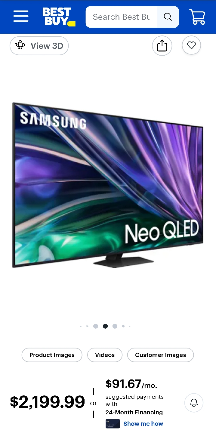 Samsung 85" QN90D Neo QLED 4K TV - photo 5