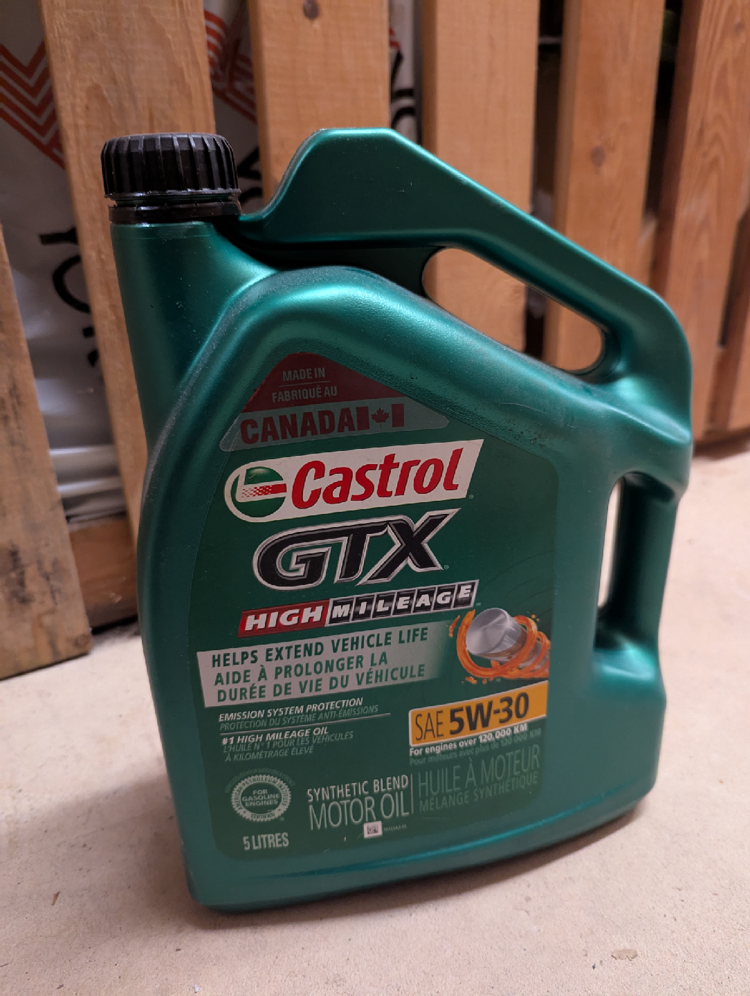 Castrol GTX High Mileage 5W-30 Motor Oil