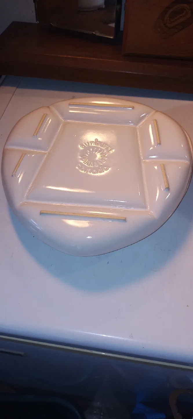 Sunburst Canada 1970s Dinner/Fondue plates image indicator(3)