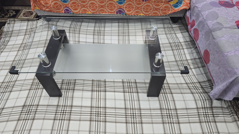 Glass Top Coffee Table - photo 2