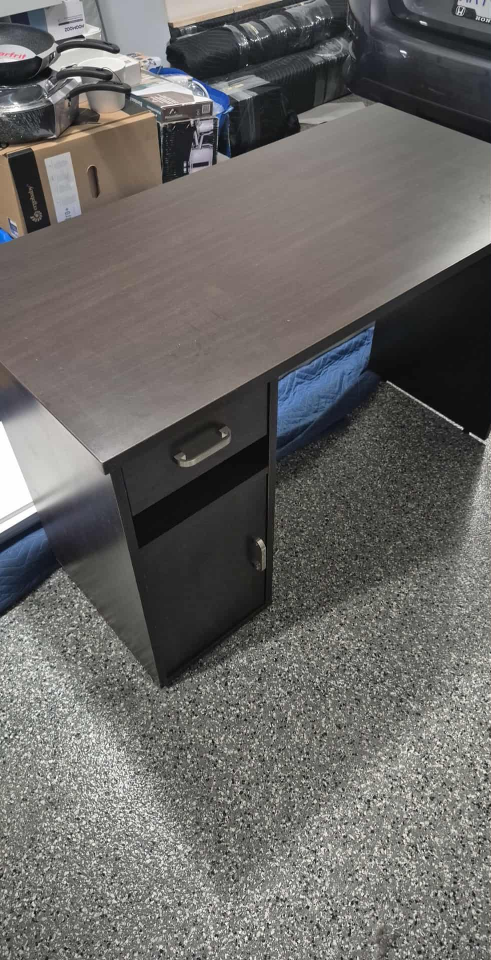 Dark Brown Office Desk - photo 3