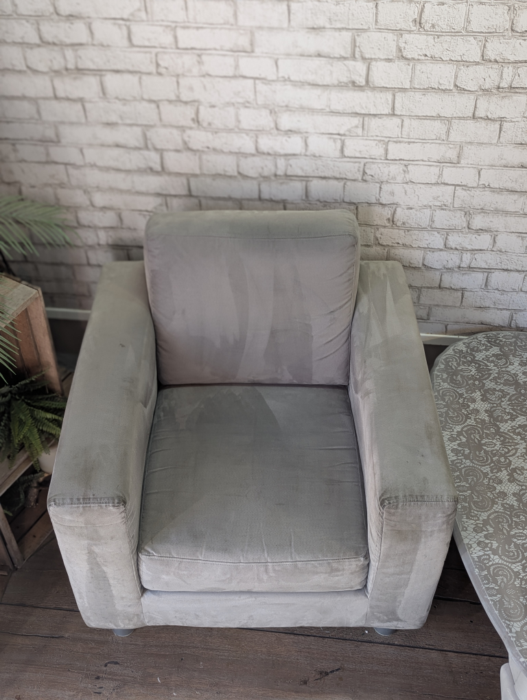 Grey Microfiber Chair - photo 3