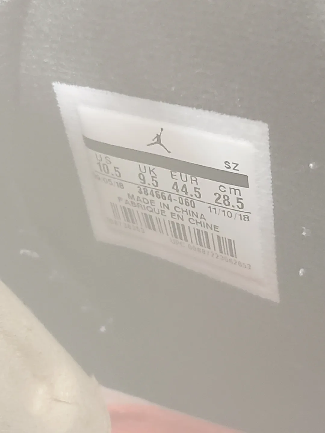 Men’s Jordan 6 Retro Black Infrared With Box 384664-060 S 10.5 image indicator(5)