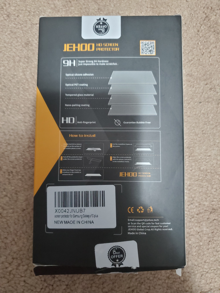 New JEHOO Samsung Galaxy S10 Plus Screen Protector - photo 2